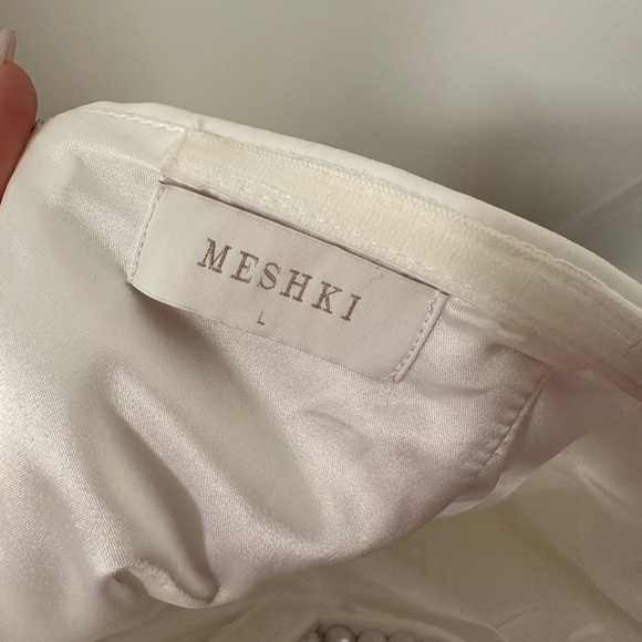 Meshki Liliane Suiting Mini Dress - Ivory (Preferred Fibres) - Picture 9 of 11